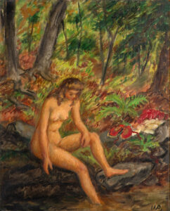 WALDO PIERCE (1884-1970)
Bathing Girl, 1943
oil on canvas, 20 x 16 inches