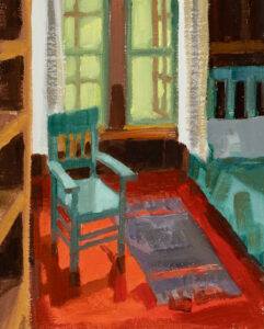PHILIP FREY
My Room at Camp
oil on linen panel, 10 x 8 inches
$1000