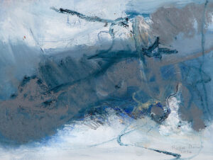 RAGNA BRUNO (1935–2026)
Blue Abstract
oil on Japanese paper, 8 x 10.625 inches
SOLD