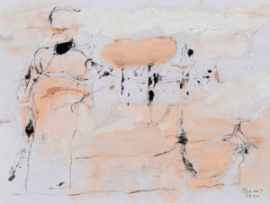 RAGNA BRUNO (1935–2026)
Figure in Pink
oil on Japanese paper, 8 x 10.625 inches
$2600