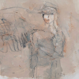RAGNA BRUNO (1935–2026)
Figure
oil on Japanese paper, 9 x 9 inches
SOLD