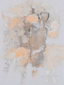RAGNA BRUNO (1935–2026)
Meditating
oil on Japanese paper, 10.625 x 8 inches
SOLD