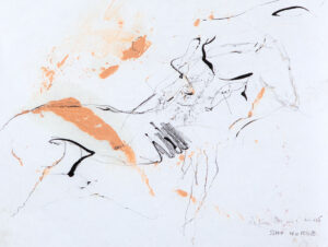 RAGNA BRUNO (1935–2026)
Shy Horse
oil on Japanese paper, 8 x 10.625 inches
SOLD