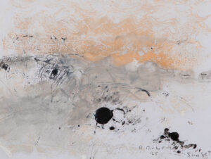 RAGNA BRUNO (1935–2026)
Sunset
oil on Japanese paper, 8 x 11 inches
$2600