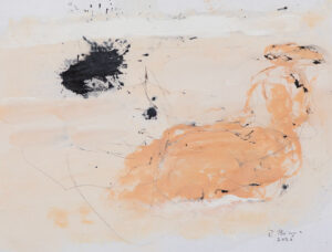 RAGNA BRUNO (1935–2026)
Woman with Hat
oil on Japanese paper, 8 x 10.625 inches
$2600