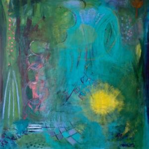 HEIDI DAUB
She Comes From Sun
acrylic on linen, 30 x 30 inches
$3200
