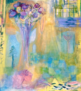 HEIDI DAUB
The Dress Of The Sun
acrylic on linen, 40 x 36 inches
$4600