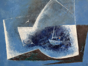 WILLIAM IRVINE
Blue Harbor
oil on canvas, 30 x 40 inches
$9000