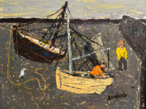 WILLIAM IRVINE
Boats At Low Tide
oil on board, 12 x 16 inches
SOLD