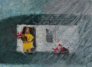 WILLIAM IRVINE
Bringing in the Geraniums
oil on board, 12 x 16 inches
$3400