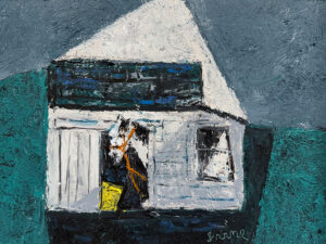 WILLIAM IRVINE
Night Barn
oil on board, 12 x 16 inches
$3400