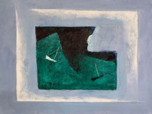 WILLIAM IRVINE
The Dark Green Sea
oil on canvas, 30 x 40 inches
$9000