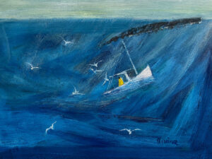 WILLIAM IRVINE
The White Lobster Boat
oil on canvas, 30 x 40 inches
$9000