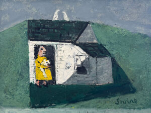 WILLIAM IRVINE
Woman with a Cat
oil on board, 12 x 16 inches
$3400