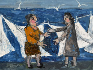 WILLIAM IRVINE
Women Talking
oil on board, 12 x 16 inches
$3400