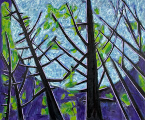RICHARD KEEN
Night Trees No. 5: Supermoon
acrylic and oil on canvas, 30 x 36 inches
$5000