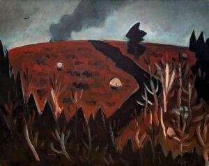 PHILIP BARTER (1939–2024)
Burning the Field
acrylic on canvas, 24 x 30 inches
$8000