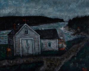 PHILIP BARTER (1939–2024)
Cove, Stonington
2023, acrylic on panel, 24 x 30 inches
$8000