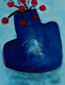PHILIP BARTER (1939–2024)
Floral
2023, acrylic on board, 12 x 9 inches