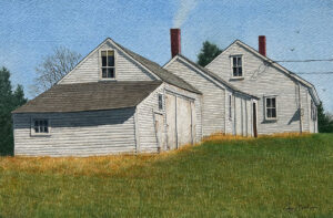 GREGORY DUNHAM
Kitchen Smoke, Castine
watercolor, 11 x 16 inches
$4400