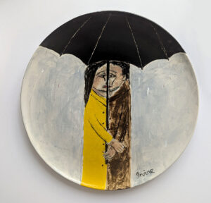 WILLIAM IRVINE | MARK BELL
Sheltering Together
porcelain plate, 14.25 inches
Private Collection