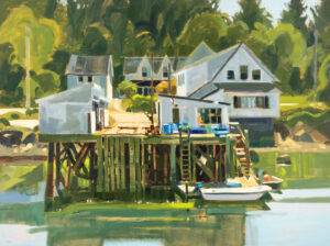 PHILIP FREY
PROSPECT HARBOR
Late Afternoon, Low Tide
oil on linen, 36 x 48 inches
$10,000